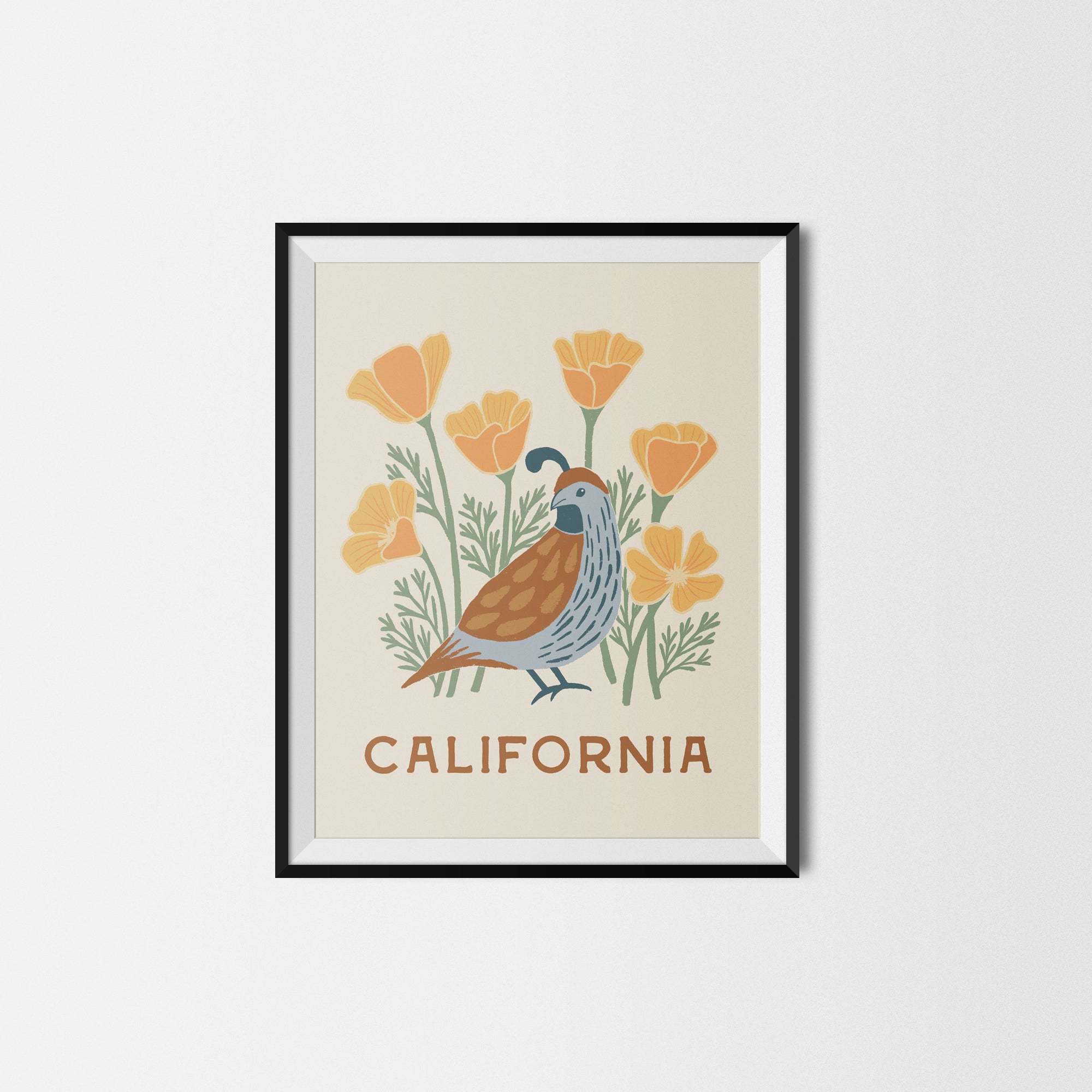 california 8x10 print