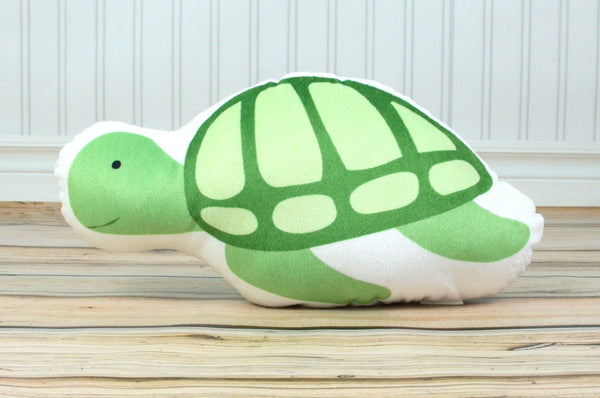 turtle cut and sew pillow